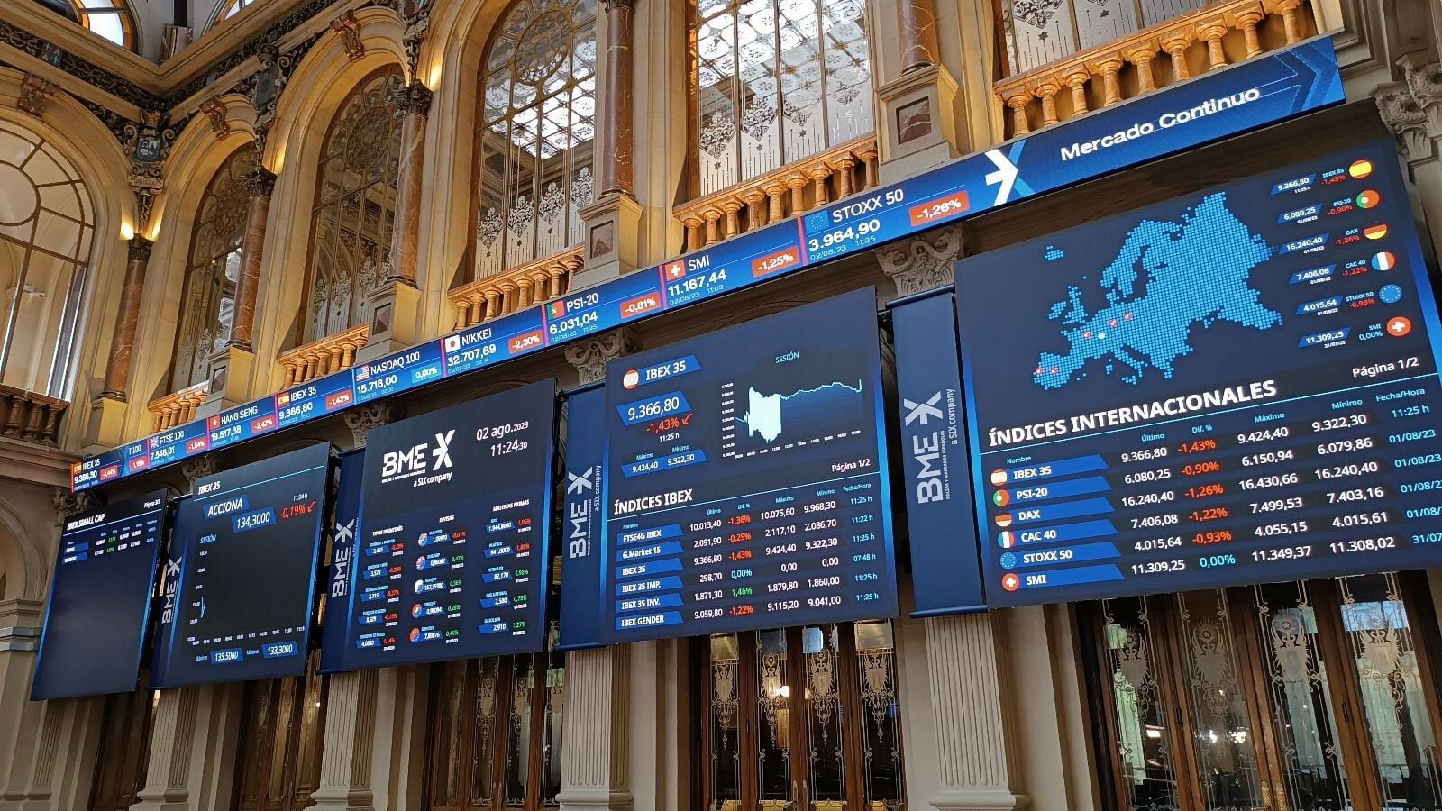 Monitores Bolsa de Madrid - Slide 1