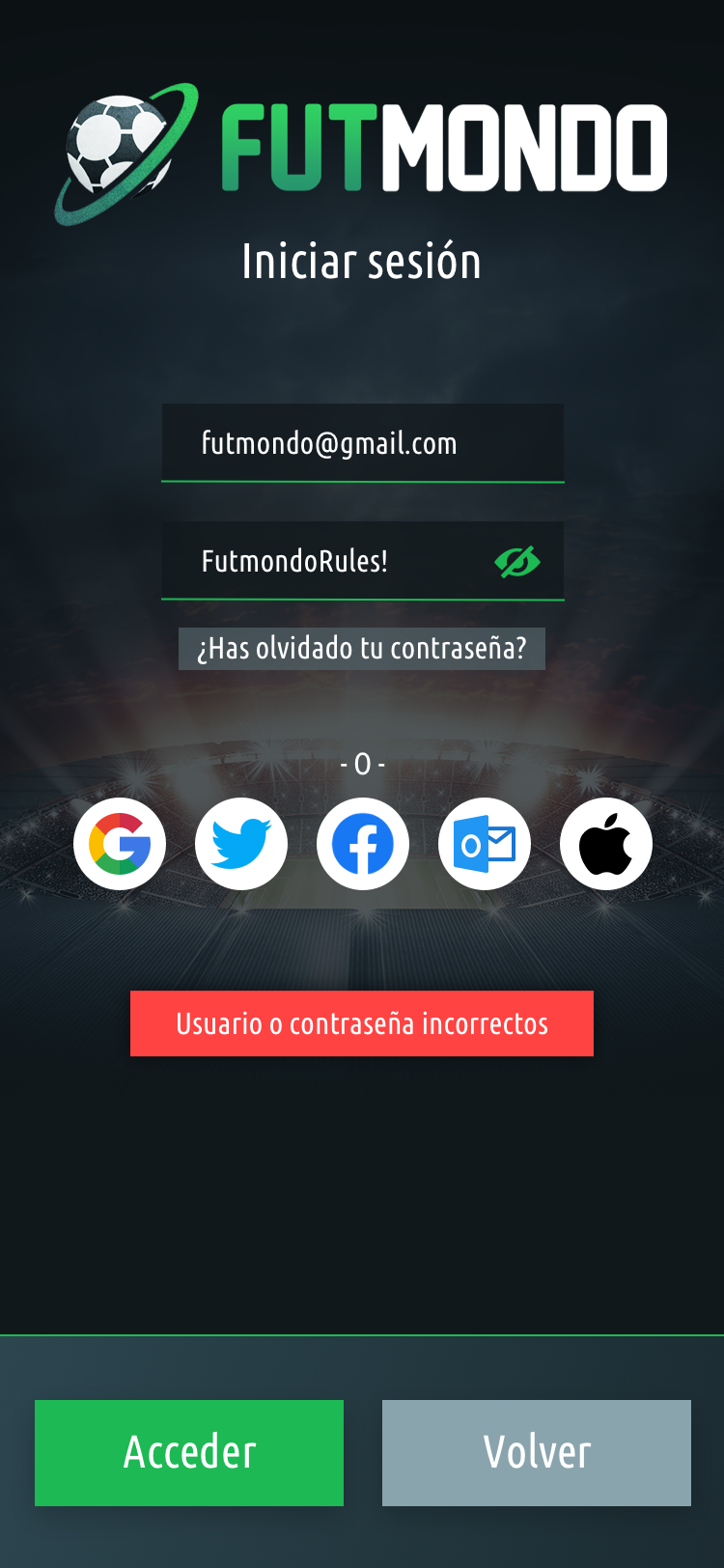 Futmondo App - Slide 2